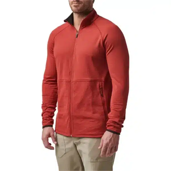 511 Stratos Full Zip - Red Bourbon