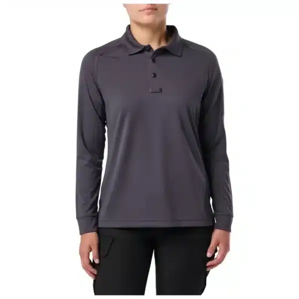 5.11 Women’s Professional Long Sleeve Polo - Charcoal