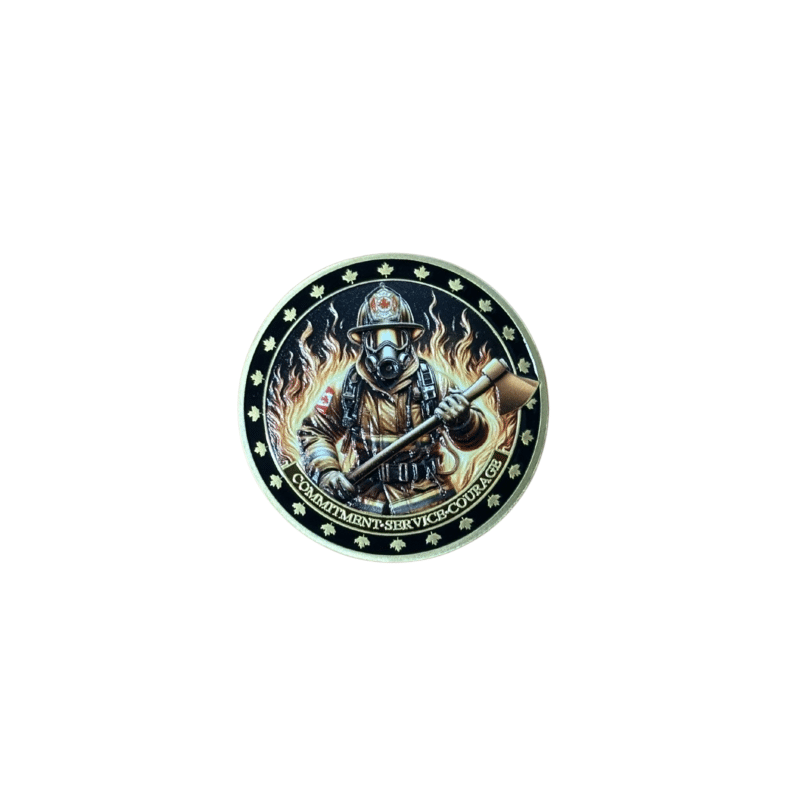 Commitment Service Courage Challenge Coin